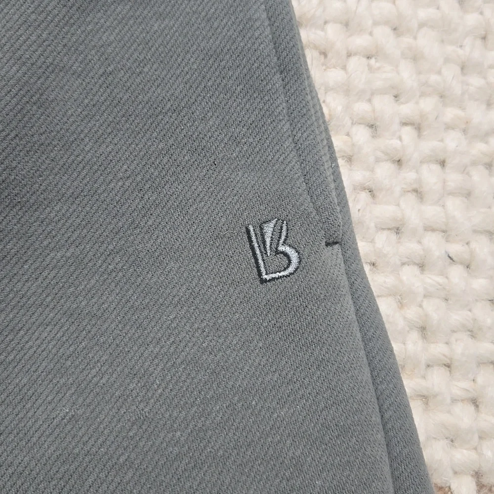 BuffBunny Straight Leg Plush Fleece Sweatpants in Sage Green - Picture 2 of 4
